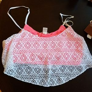 Crocheted crop top